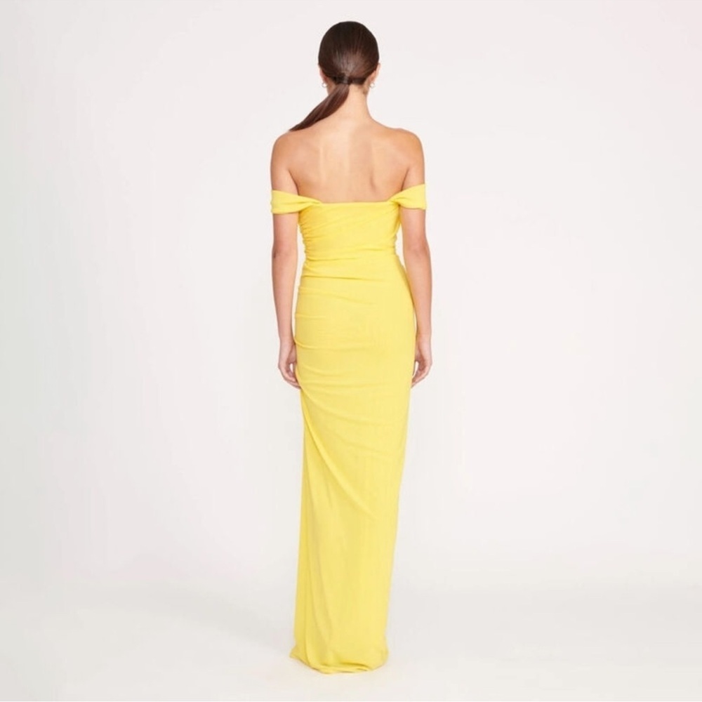 STAUD Stormi Maxi Dress size SM- Yellow NWT - Picture 2 of 5